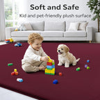 Modern Rugs Carpet Living Room Soft Shaggy Non-Slip