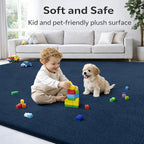 Modern Rugs Carpet Living Room Soft Shaggy Non-Slip