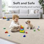 Modern Rugs Carpet Living Room Soft Shaggy Non-Slip
