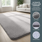 Modern Rugs Carpet Living Room Soft Shaggy Non-Slip