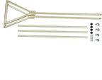 Modern Simple Heavy Duty Metal Rolling Garment Rack