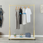 Modern Simple Heavy Duty Metal Rolling Garment Rack