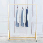 Modern Simple Heavy Duty Metal Rolling Garment Rack
