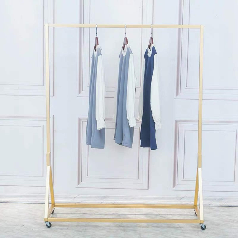 Modern Simple Heavy Duty Metal Rolling Garment Rack