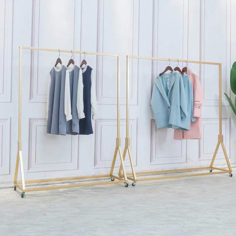 Modern Simple Heavy Duty Metal Rolling Garment Rack