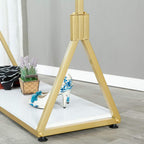 Modern Simple Heavy Duty Metal Rolling Garment Rack