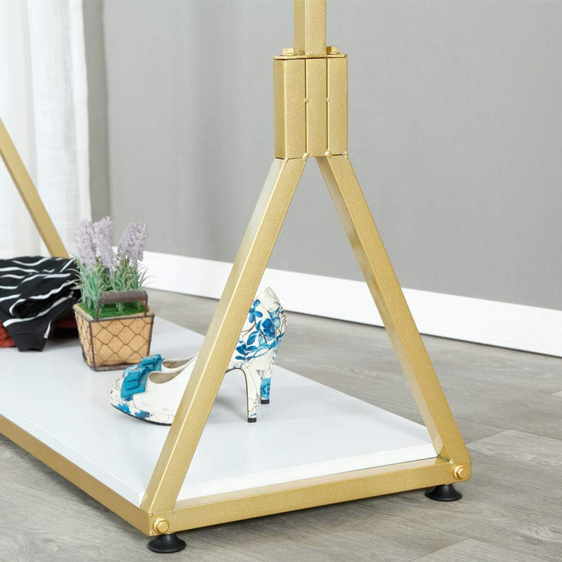 Modern Simple Heavy Duty Metal Rolling Garment Rack