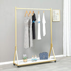 Modern Simple Heavy Duty Metal Rolling Garment Rack