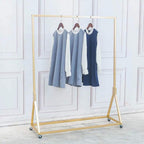 Modern Simple Heavy Duty Metal Rolling Garment Rack
