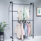 Modern Simple Industrial Metal Pipe Hanging Rods Clothing
