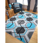 Modern Small Extra Large Sahara Hexagon Carved Quality
