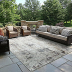 Modern Soft Area Rugs Abstract Distressed Living Room