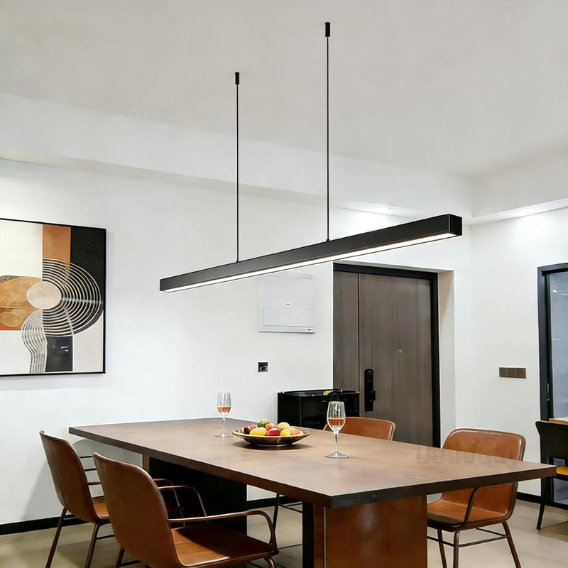 Modern Style Battery Operated Pendant Light Over Kitchen