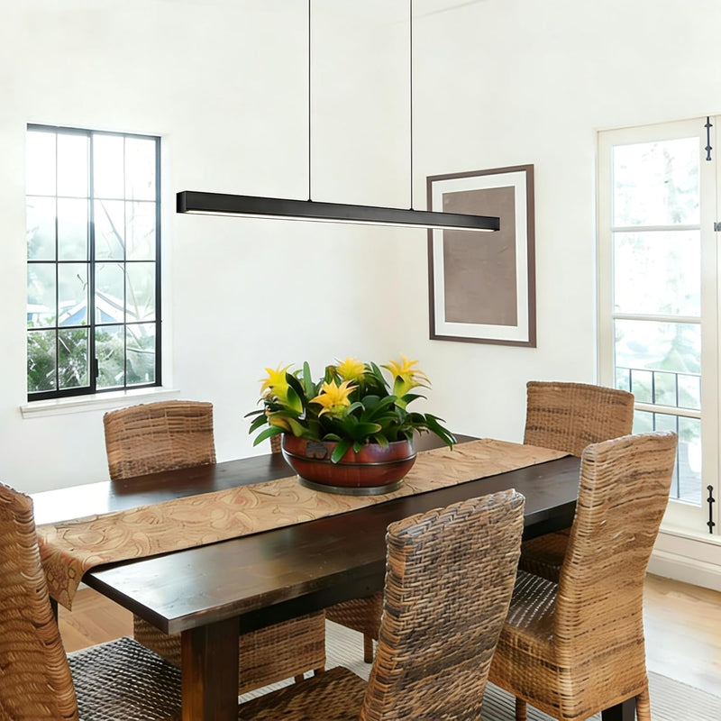 Modern Style Battery Operated Pendant Light Over Kitchen