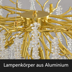 Modern Crystal Chandelier Lighting Round Chandeliers Lights G9