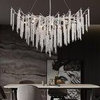 Modern Crystal Chandelier Lighting Round Chandeliers Lights G9