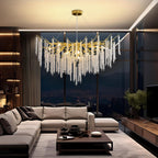 Modern Crystal Chandelier Lighting Round Chandeliers Lights G9