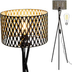 Modern Tripod Floor Lamp Decorative Shade Lamps