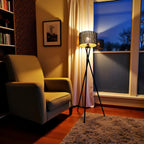 Modern Tripod Floor Lamp Decorative Shade Lamps