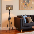 Modern Tripod Floor Lamp Decorative Shade Lamps