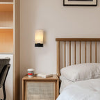 Modern Wall Light Fabric Shade Sconce Hardwired (Set of 2)