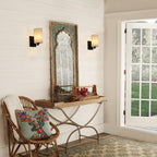 Modern Wall Light Fabric Shade Sconce Hardwired (Set of 2)