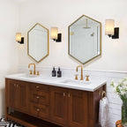 Modern Wall Light Fabric Shade Sconce Hardwired (Set of 2)
