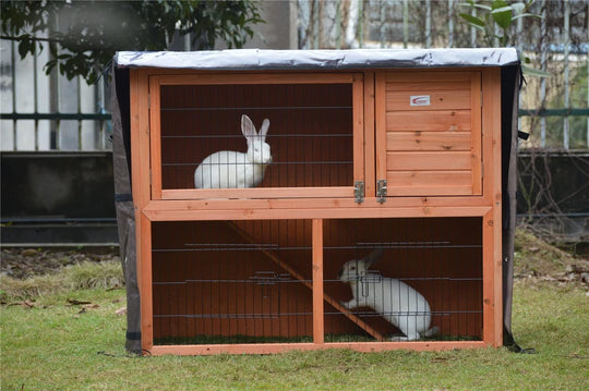 Moisture Resistant Rabbit Hutch Covers 48" Universal Double