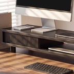 Monitor Riser with Sliding Glass Door 108CM High