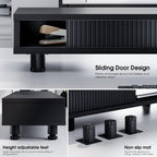 Monitor Riser with Sliding Glass Door 108CM High