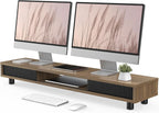 Monitor Riser with Sliding Glass Door 108CM High