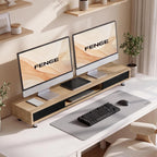 Monitor Riser with Sliding Glass Door 108CM High