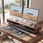 Monitor Riser with Sliding Glass Door 108CM High