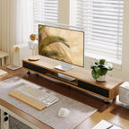 Monitor Riser with Sliding Glass Door 108CM High