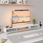 Monitor Riser with Sliding Glass Door 108CM High