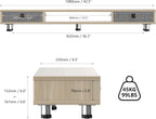 Monitor Stand 108CM Large Riser with 2 Drawers