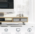 Monitor Stand 108CM Large Riser with 2 Drawers