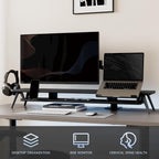 Monitor Stand 108CM Phone Laptop Tablet Headphone Holder