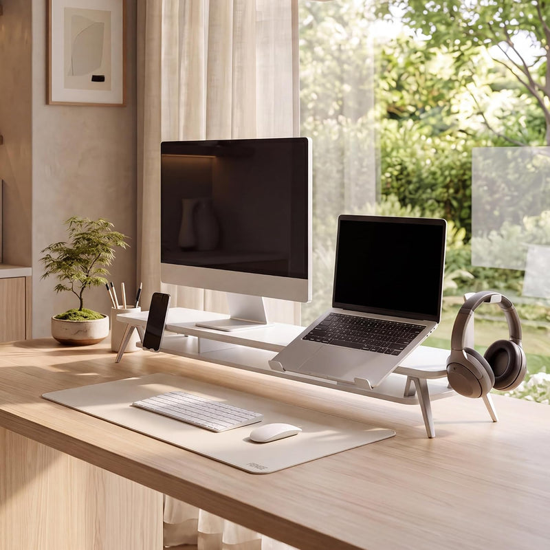 Monitor Stand 108CM Phone Laptop Tablet Headphone Holder