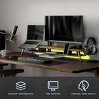 Monitor Stand 108CM Phone Laptop Tablet Headphone Holder