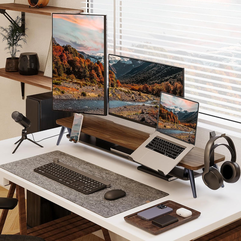Monitor Stand 108CM Phone Laptop Tablet Headphone Holder