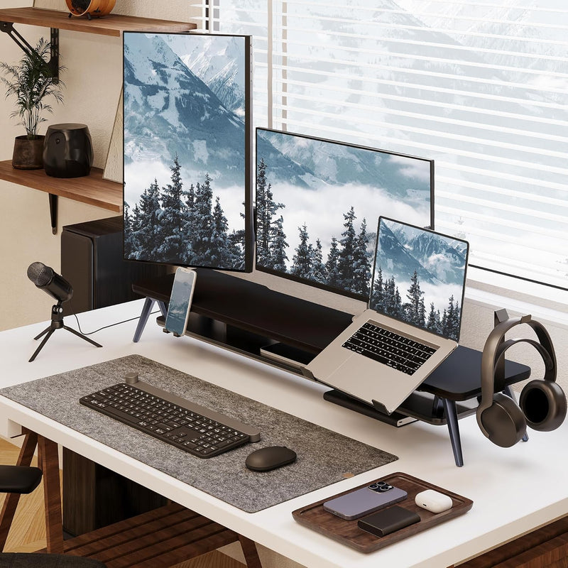 Monitor Stand 108CM Phone Laptop Tablet Headphone Holder
