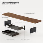 Monitor Stand 108CM Solid Wood Leg for Laptop