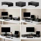 Monitor Stand 3 in 1 Modular L-Shaped Corner
