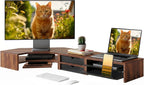 Monitor Stand 3 in 1 Modular L-Shaped Corner
