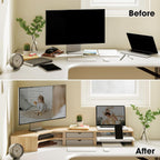 Monitor Stand 3 in 1 Modular L-Shaped Corner