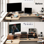 Monitor Stand 3 in 1 Modular L-Shaped Corner