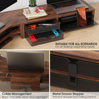 Monitor Stand 3 in 1 Modular L-Shaped Corner