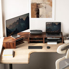 Monitor Stand 3 in 1 Modular L-Shaped Corner