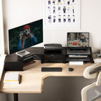 Monitor Stand 3 in 1 Modular L-Shaped Corner